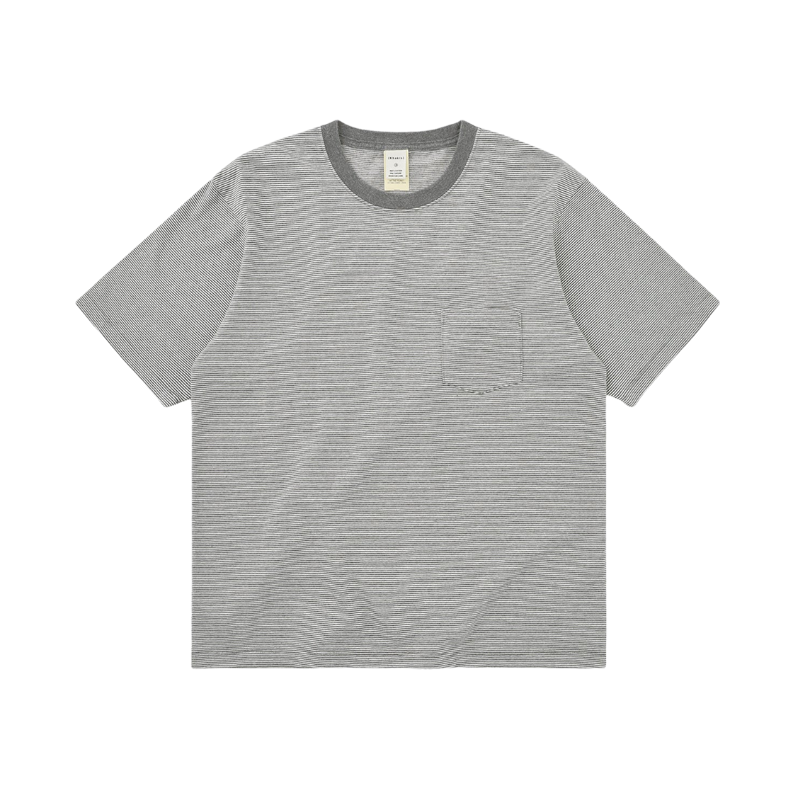 카키스 헤더 숏슬리브 티셔츠 딥 그레이(Khakis Heather S/S T-Shirt Deep Grey)