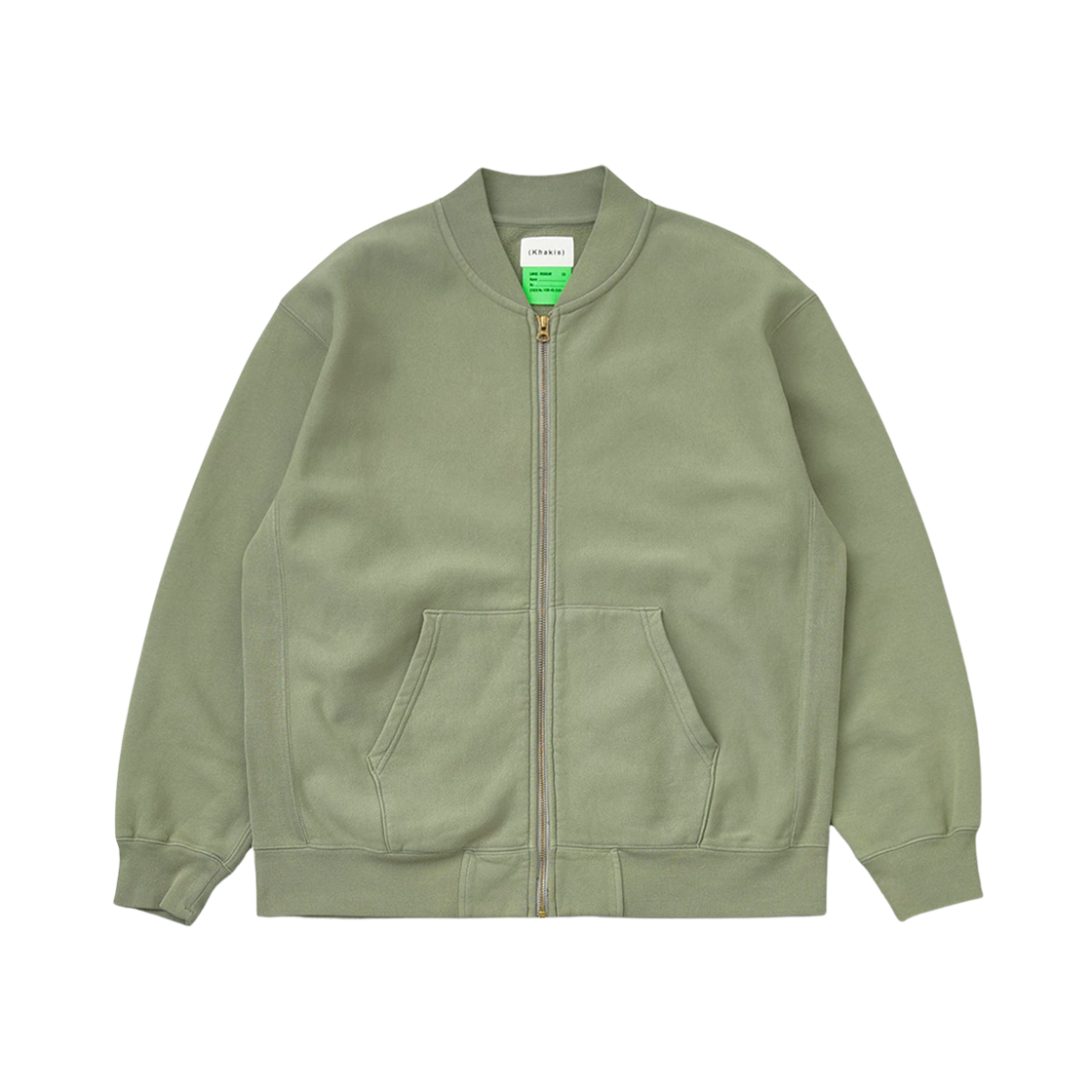 카키스 오버다이드 트랙 자켓 세이지(Khakis Overdyed Track Jacket Sage)