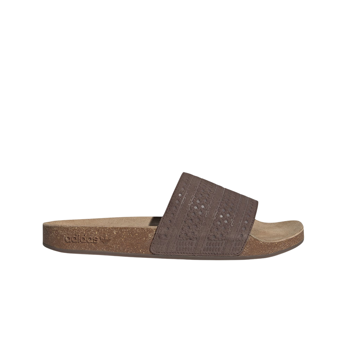 아디다스 아딜렛 슬라이드 브라운 검(Adidas Adilette Slides Brown Gum) - 1