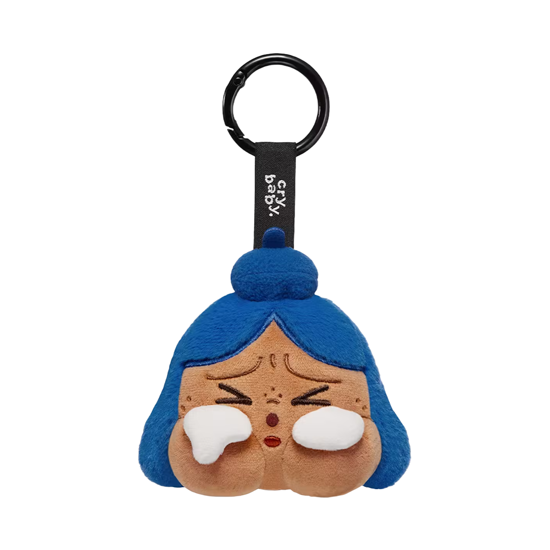 팝마트 크라이베이비 치얼 업, 베이비! 시리즈 플러시 펜던트 파랑 (개봉 박스)