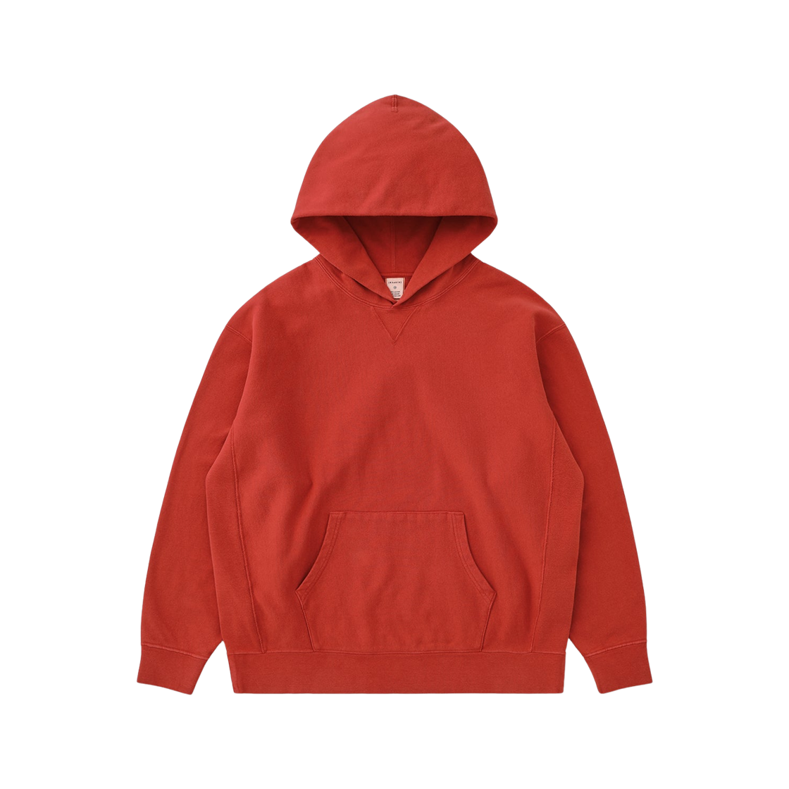 카키스 다이드 스탁 후드 레드(Khakis Dyed Stock Hoodie Red)