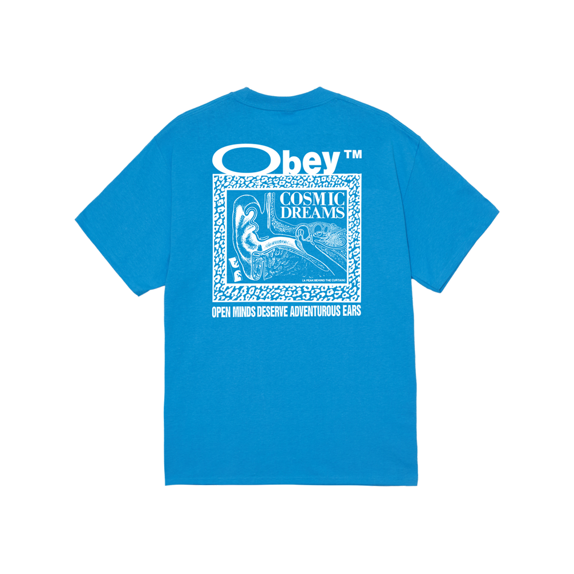 오베이 코스믹 드림즈 클래식 티셔츠 아주르 블루(Obey Cosmic Dreams Classic T-Shirt Azure Blue) - 1