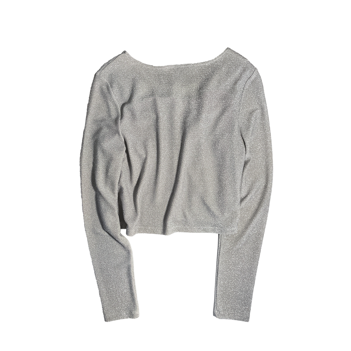 스틸레써디 글리터 쇼트 가디건 실버(Still Lethardy Glitter Short Cardigan Silver) - 2