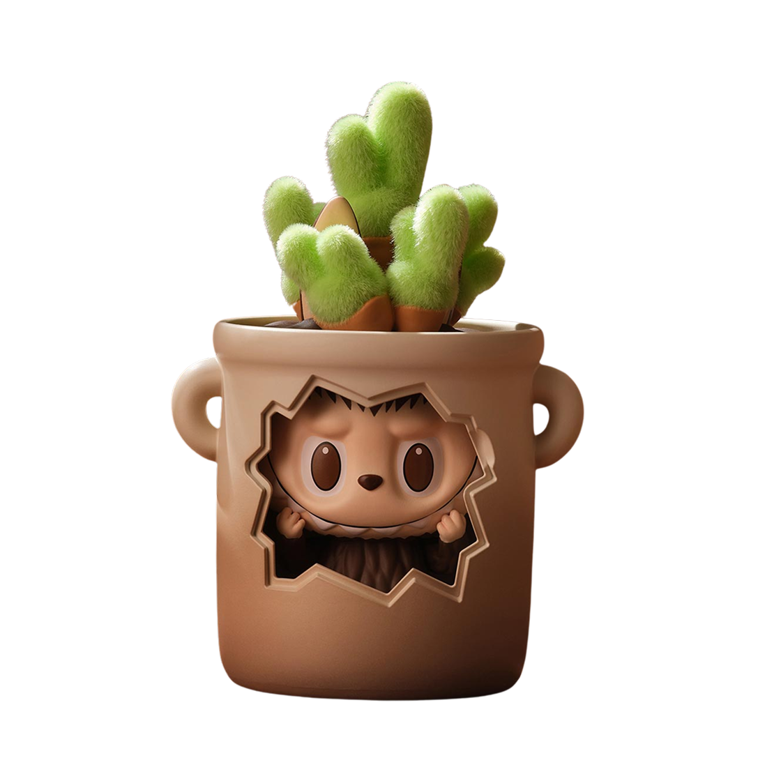 팝마트 라부부 어설픈 작전 시리즈 화분 (개봉 박스)(Pop Mart Labubu Almost Hidden Series Flower Pot (Opened Case)) - 1