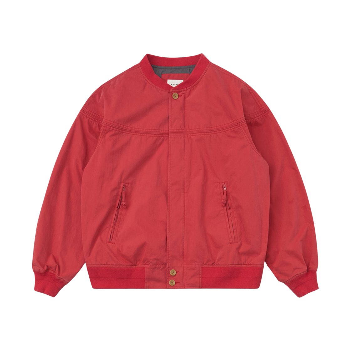 카키스 워시드 더비 자켓 레드(Khakis Washed Derby Jacket Red)