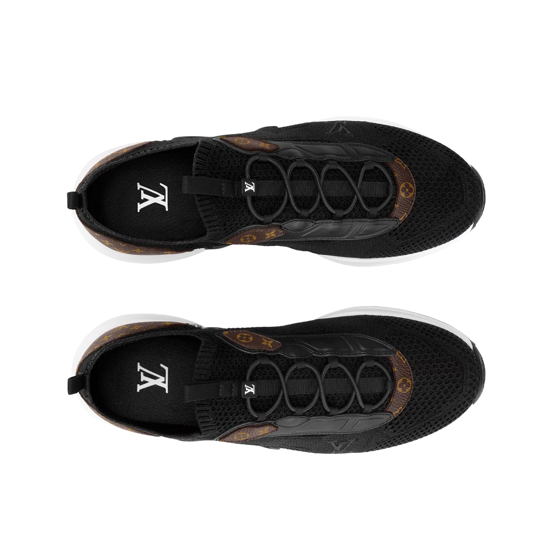 (W) 루이비통 LV 올림피아 스니커즈 블랙((W) Louis Vuitton LV Olympia Sneakers Black) - 2