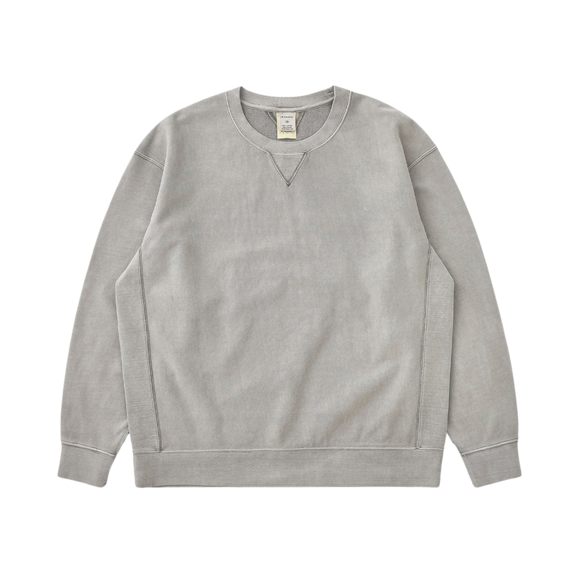 카키스 다이드 스탁 크루넥 웜 그레이(Khakis Dyed Stock Crewneck Warm Grey)