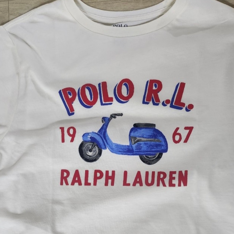[20% 적립] Polo Ralph Lauren Children Logo Cotton Jersey Tee Nevis - 25FW 착용 스타일