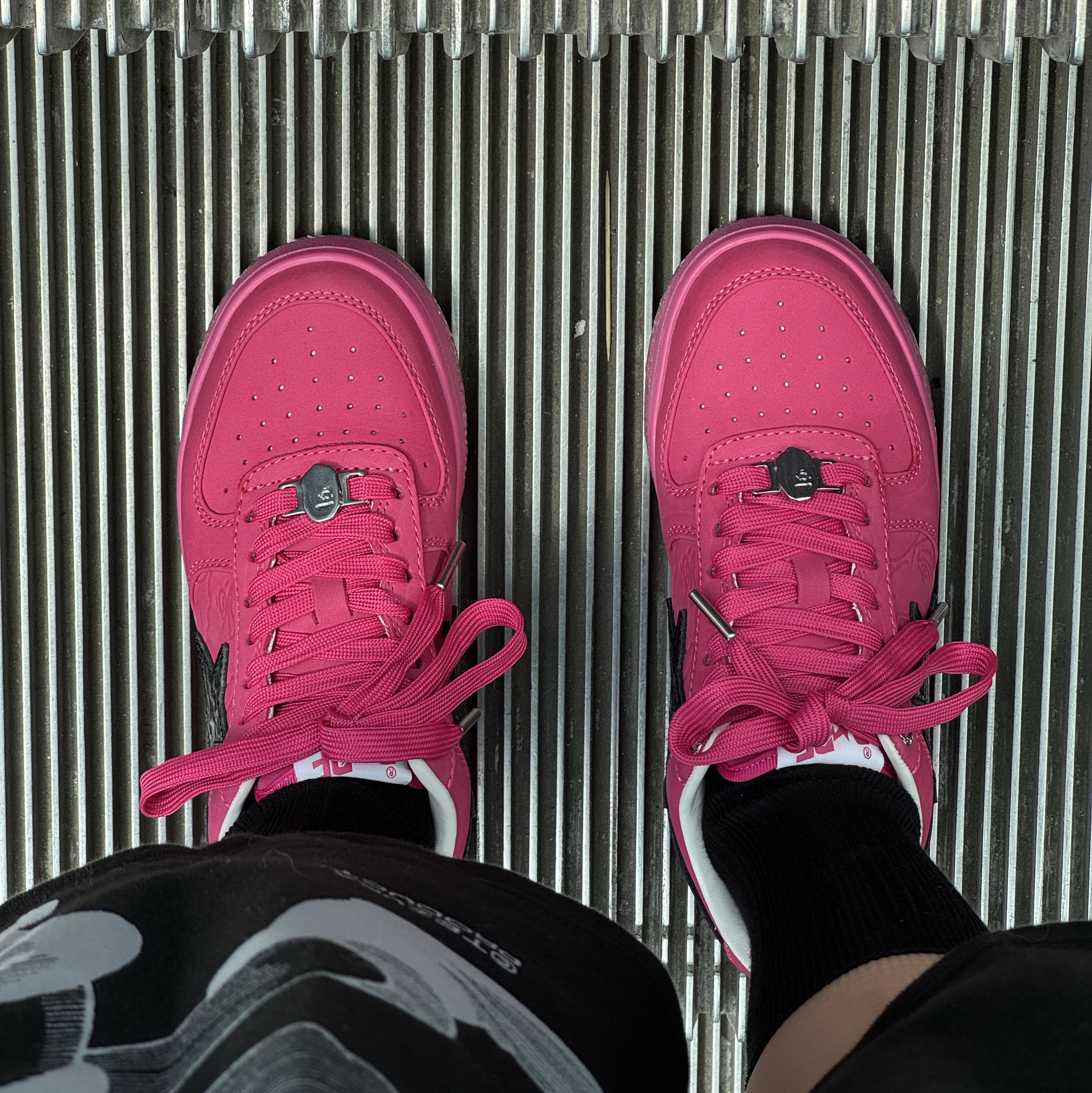 (W) BAPE Sta #4 Pink 착용 스타일 - 2