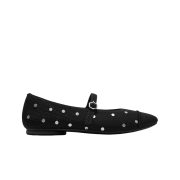 (W) Vivaia Tamia Maryjane Black Stud