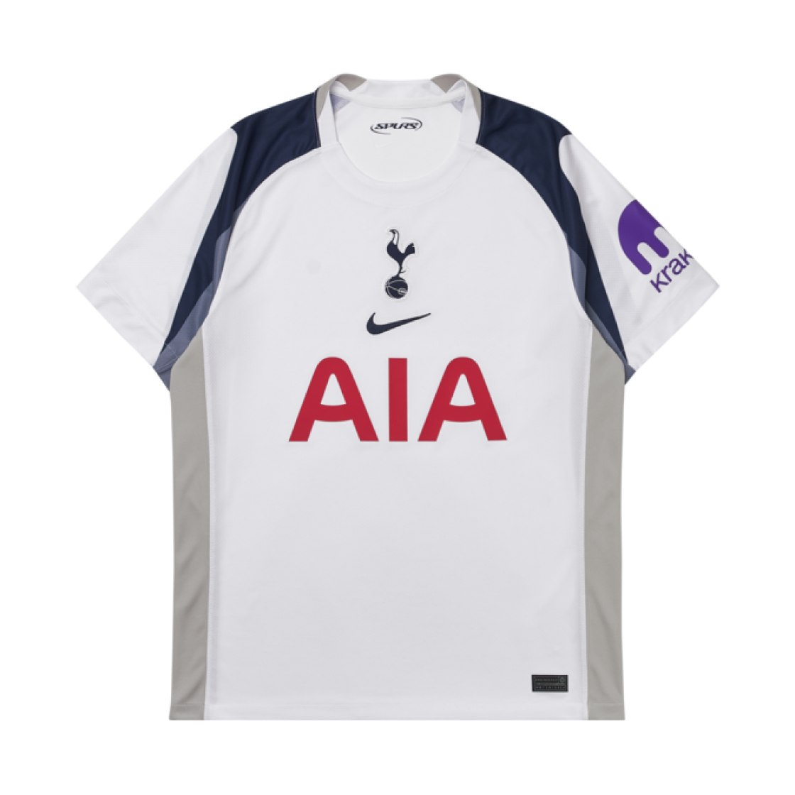 나이키 토트넘 홋스퍼 2025/26 스타디움 홈 드라이핏 풋볼 레플리카 저지 화이트 라이트 아이언 오어 (논 마킹 버전)(Nike Tottenham Hotspur 2025/26 Stadium Home Dri-Fit Football Replica Jersey White Light Iron Ore (Non Marking Ver.))