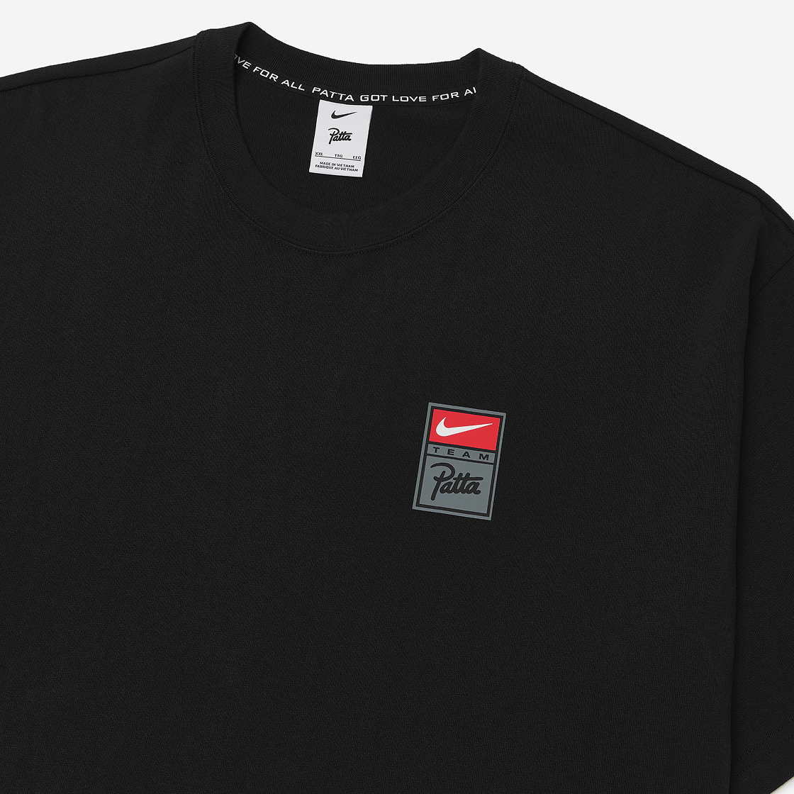 나이키 x 파타 티셔츠 블랙 (HJ0741-010)(Nike x Patta T-Shirt Black (HJ0741-010)) - 4