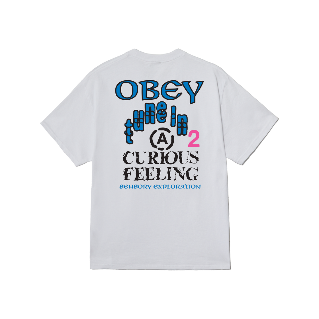 165264084 Obey Sensory Exploration Classic T-Shirt White