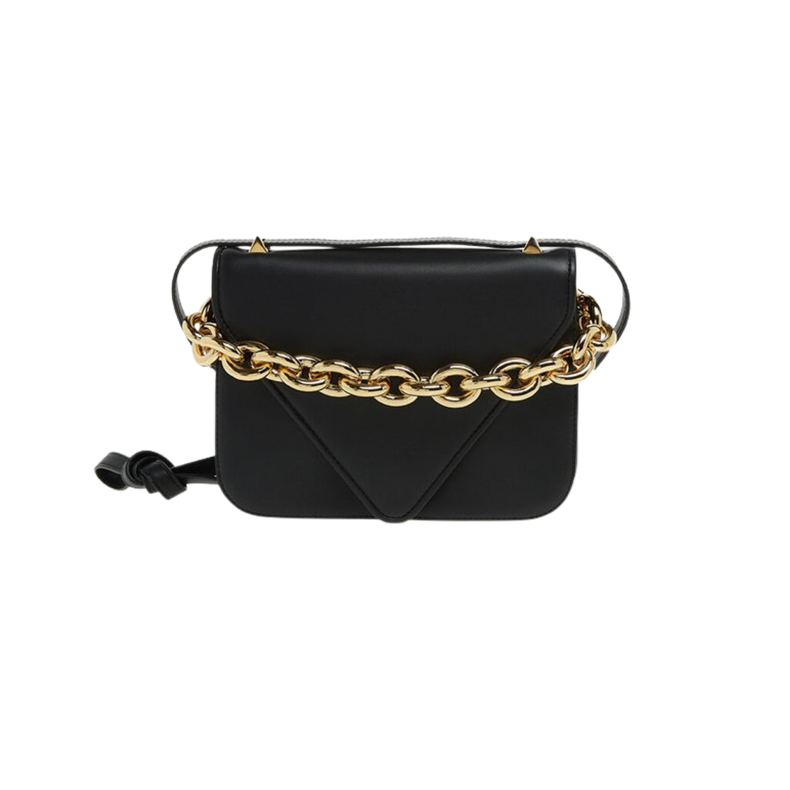 667399V12J08425 Bottega Veneta Leather Mount Bag Black