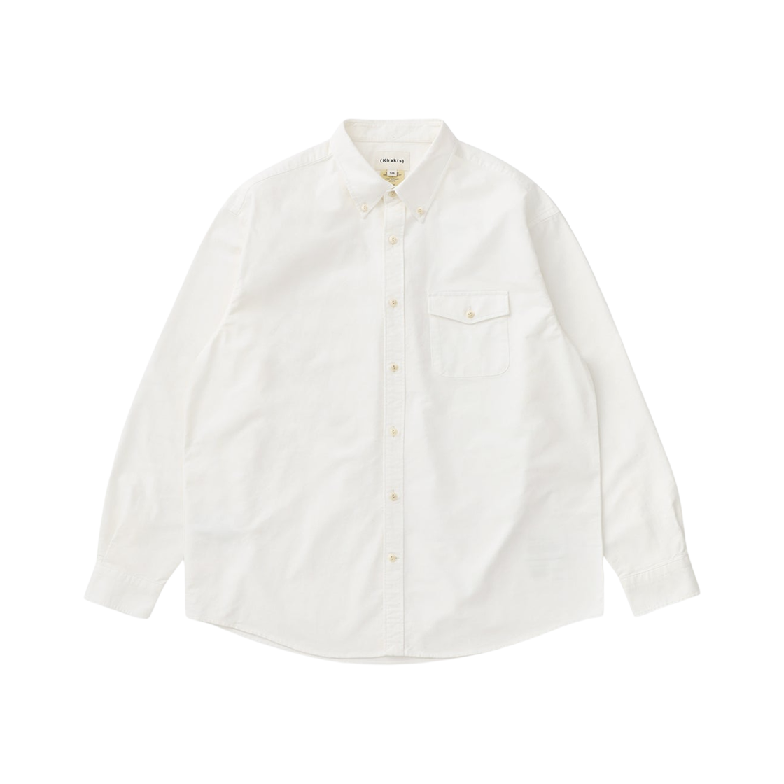 카키스 옥스포드 클럽 셔츠 화이트(Khakis Oxford Club Shirt White)