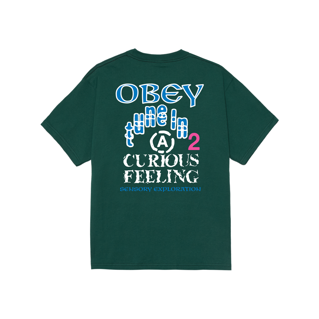 오베이 센서리 익스플로레이션 클래식 티셔츠 레인 포레스트(Obey Sensory Exploration Classic T-Shirt Rain Forest) - 1