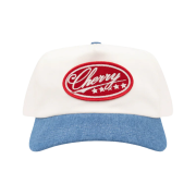 Cherry LA Five Star 5 Panel Hat White Indigo