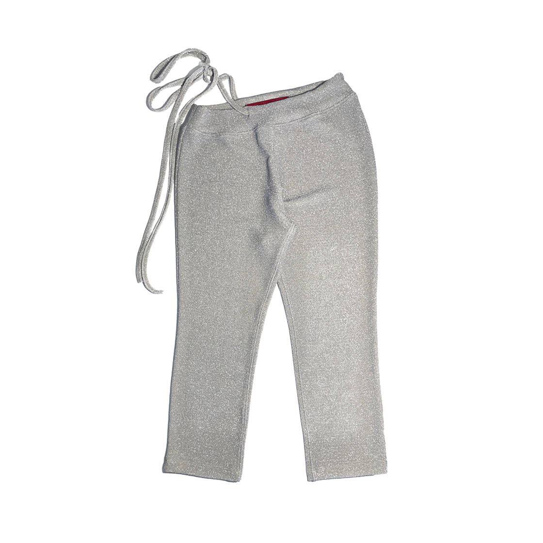 SL23SSPT05SV Still Lethardy Glitter Leggings Pants Silver