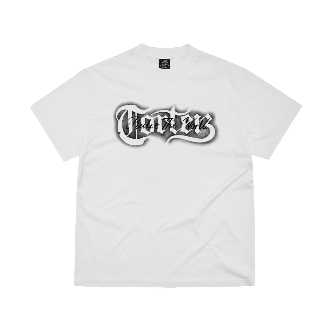코르테이즈 RTW 태티드 티셔츠 화이트(Corteiz RTW Tatted T-Shirt White) - 1