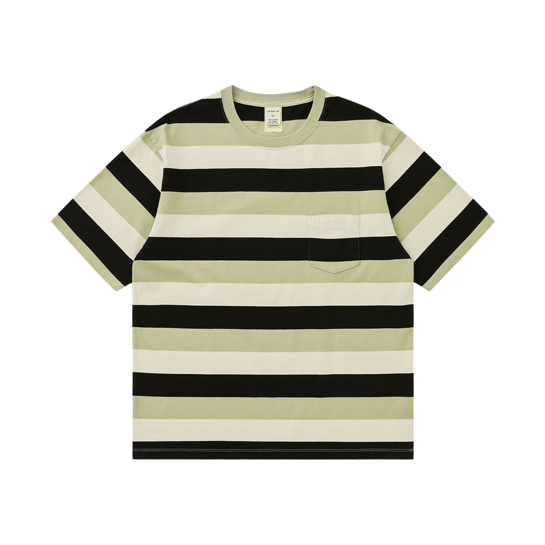 카키스 블록 숏슬리브 티셔츠 세이지(Khakis Block S/S T-Shirt Sage)