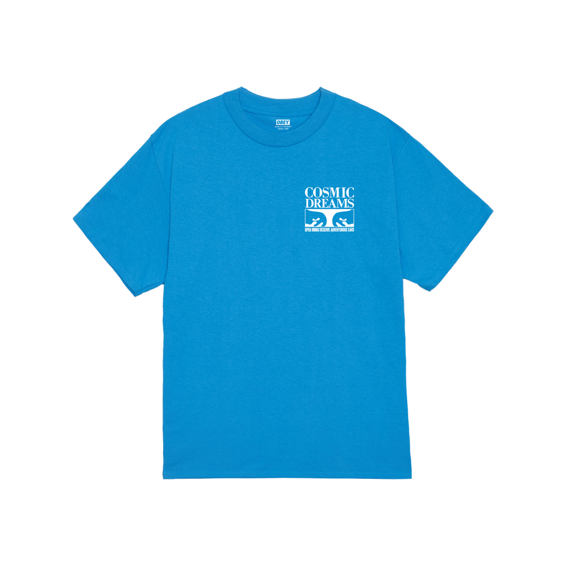 오베이 코스믹 드림즈 클래식 티셔츠 아주르 블루(Obey Cosmic Dreams Classic T-Shirt Azure Blue) - 2
