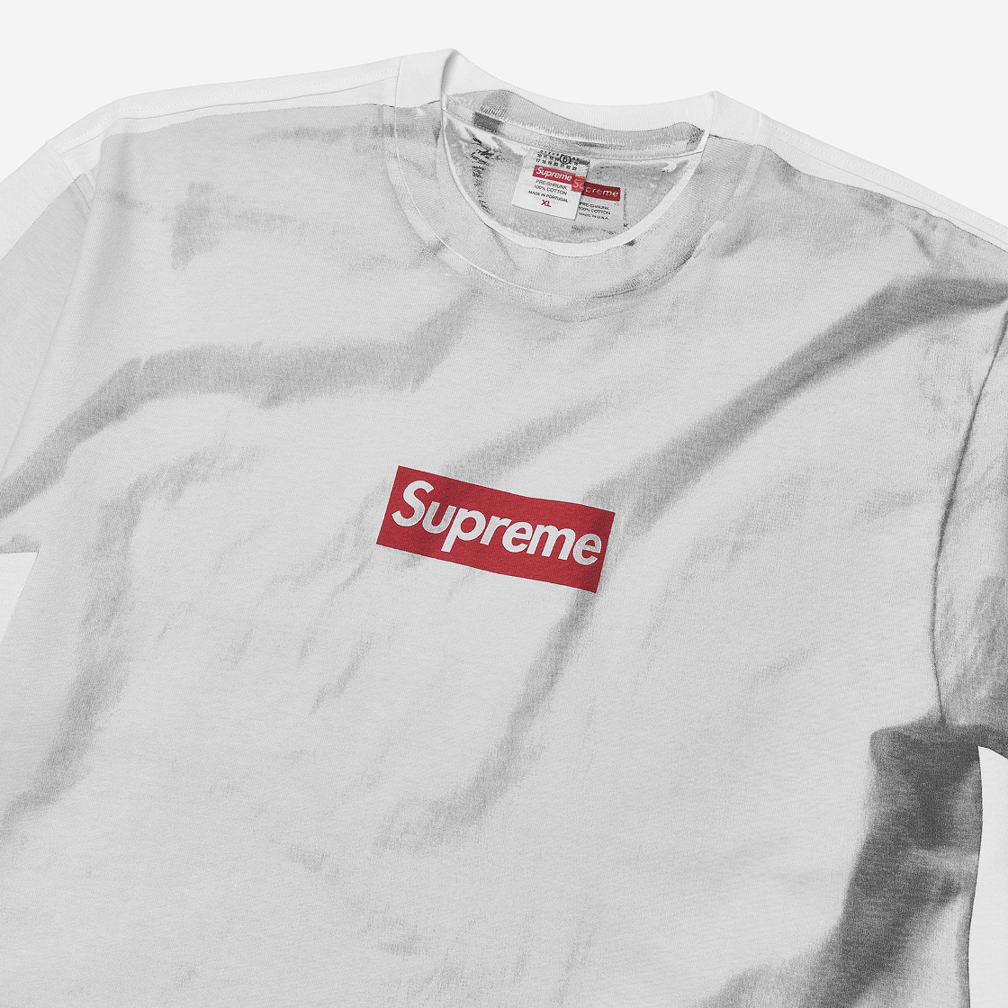 - Supreme x MM6 Maison Margiela Box Logo T-Shirt White - 24SS - #3