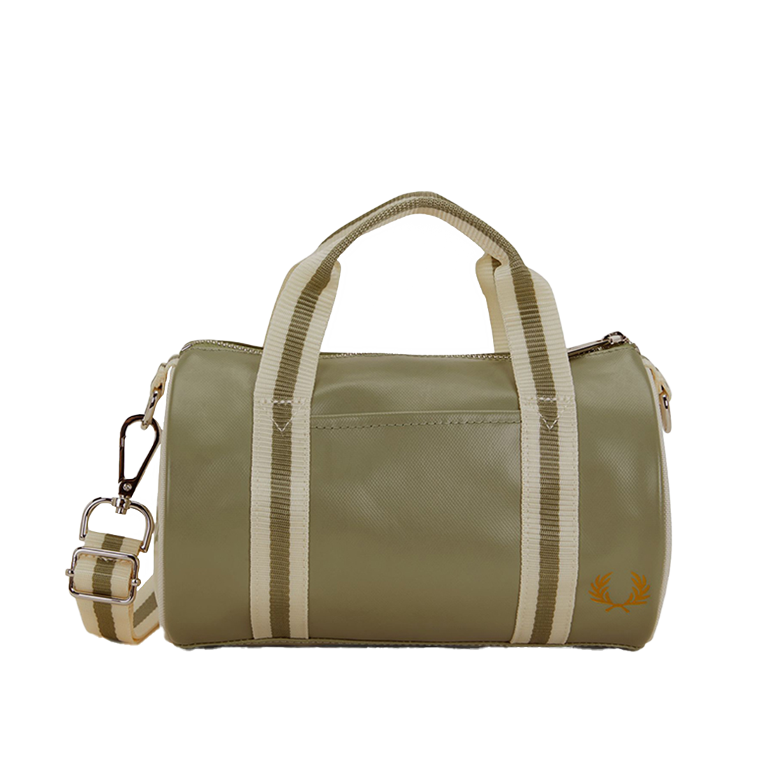 클래식 미니 배럴 백 올리브 민트(Fred Perry Classic Mini Barrel Bag Olive Mint)