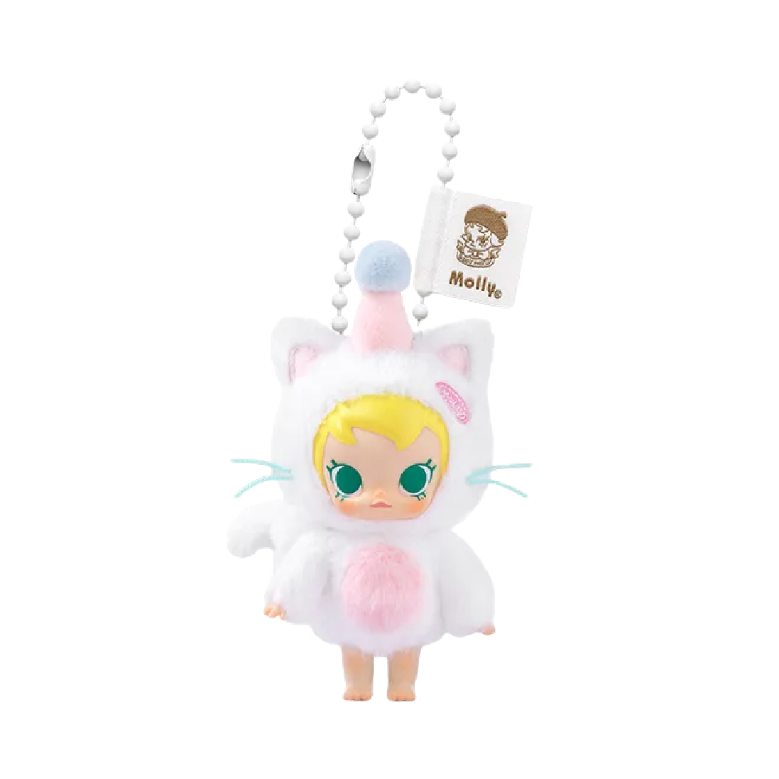 팝마트 베이비 몰리 주머니 속 친구들 시리즈 바이닐 플러시 펜던트 쓰담쓰담 (개봉 박스)(Pop Mart Baby Molly Pocket Friends Series Vinyl Plush Pendant Pet My Head (Opened Case))