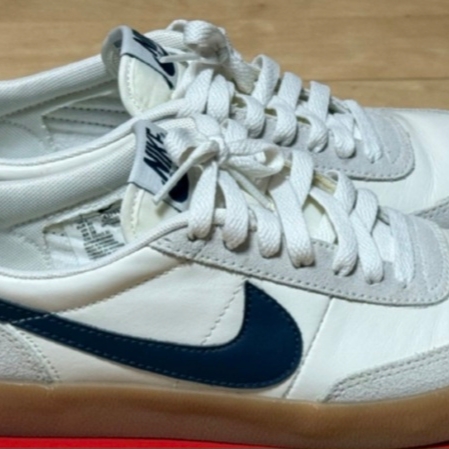 Nike x J.Crew Killshot 2 Sail Midnight Navy 착용 스타일