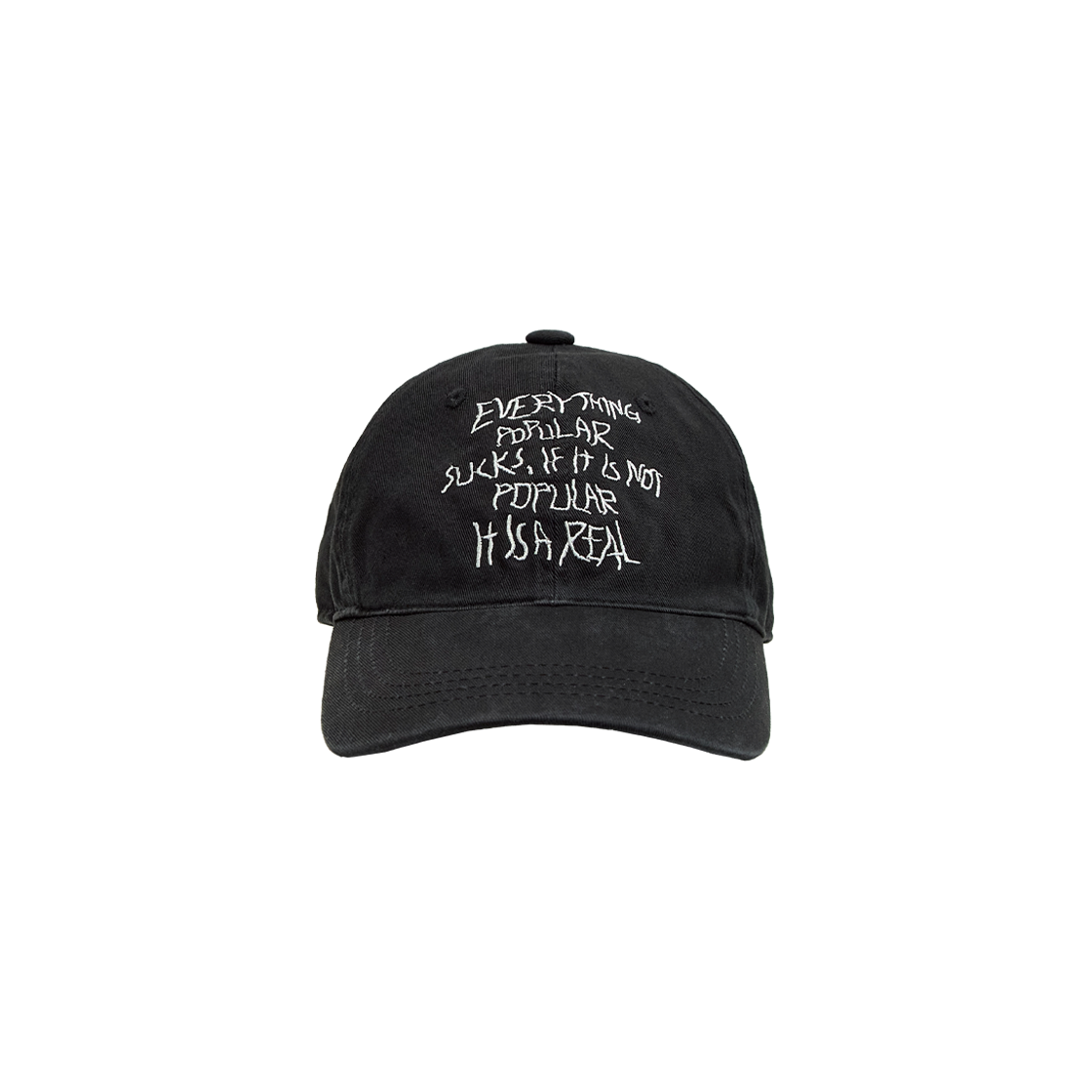 PG5THE5201B0 Polyteru 1011 Doodle Cap Black (Classic Fit) - 대표 이미지 #1