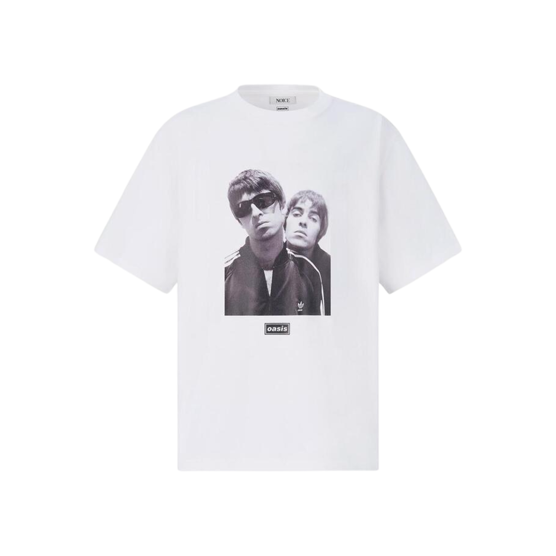 노이스 x 오아시스 리암 & 노엘 티셔츠 아이보리(Noice x Oasis Liam & Noel T-Shirt Ivory)