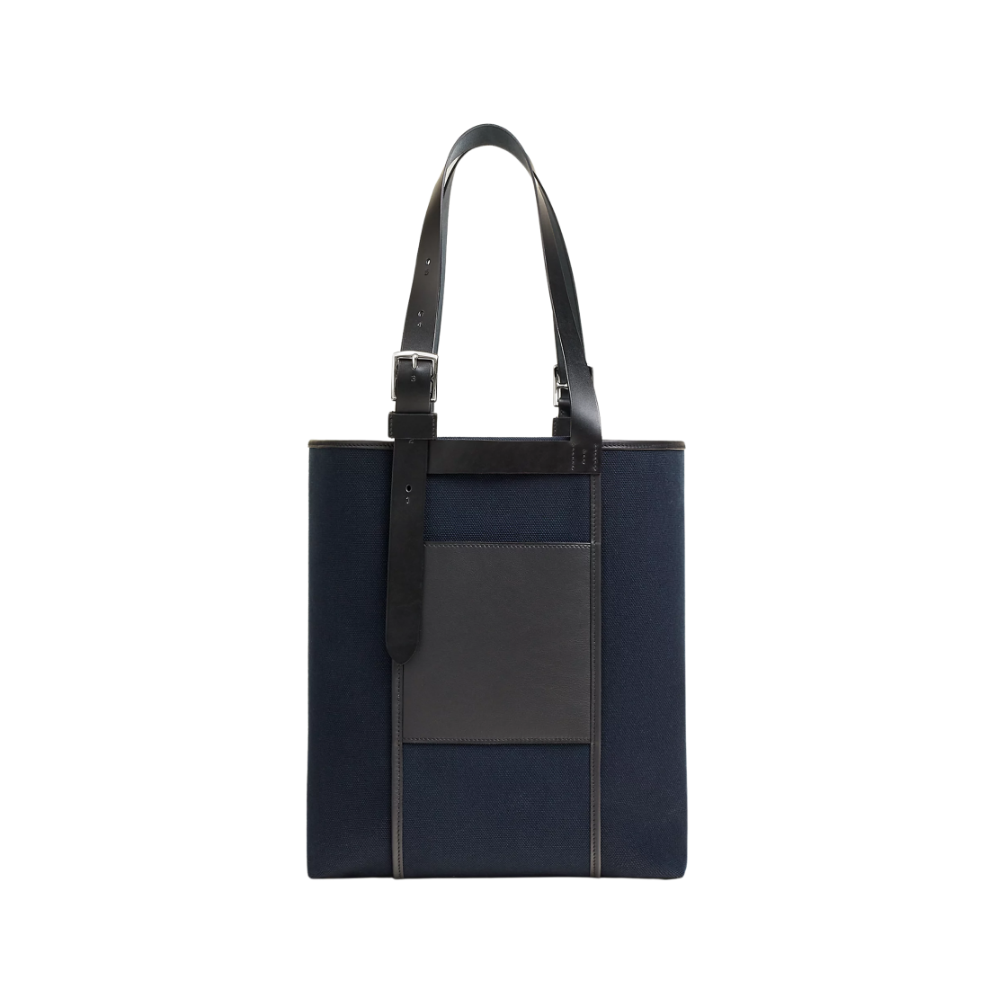 에르메스 에트리비에르 포켓 27 백 고에렌드 캔버스 헌터 카우하이드 스위프트 & 팔라듐 하드웨어 블루 마린 누아(Hermes Etriviere Pocket 27 Bag Goeland Canvas Hunter Cowhide Swift & Palladium Bleu Marine Noir)