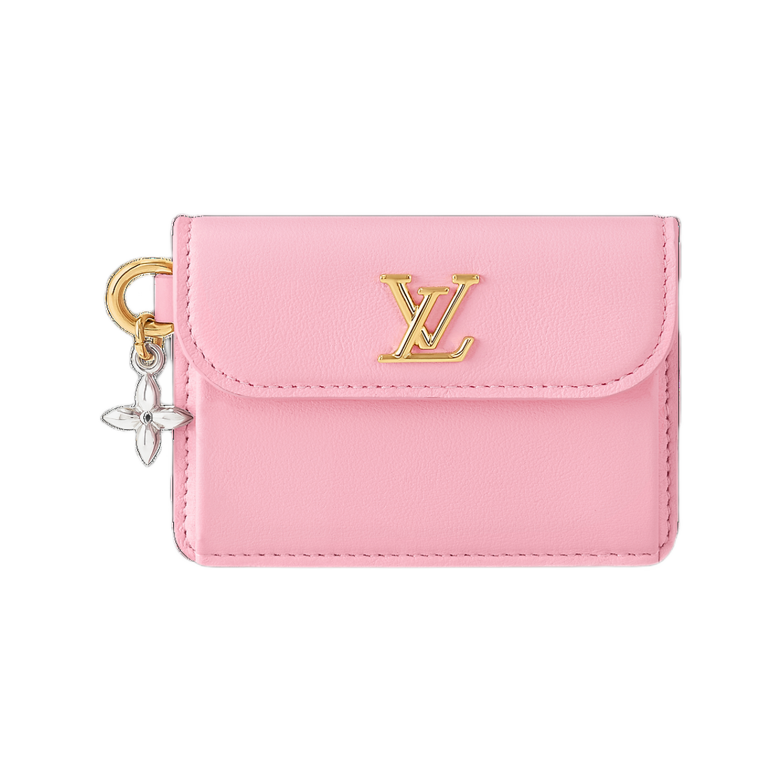 루이비통 타이니 렉토 베르소 카드 홀더 LV 블룸 코튼 캔디 핑크(Louis Vuitton Tiny Recto Verso Card Holder LV Bloom Cotton Candy Pink)