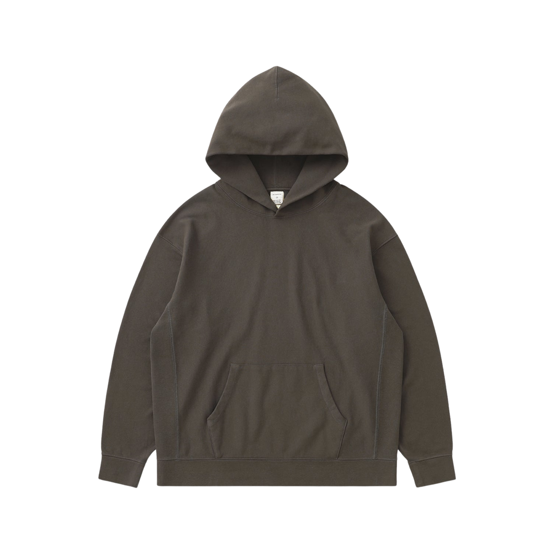 카키스 다이드 스탁 후드 차콜(Khakis Dyed Stock Hoodie Charcoal)