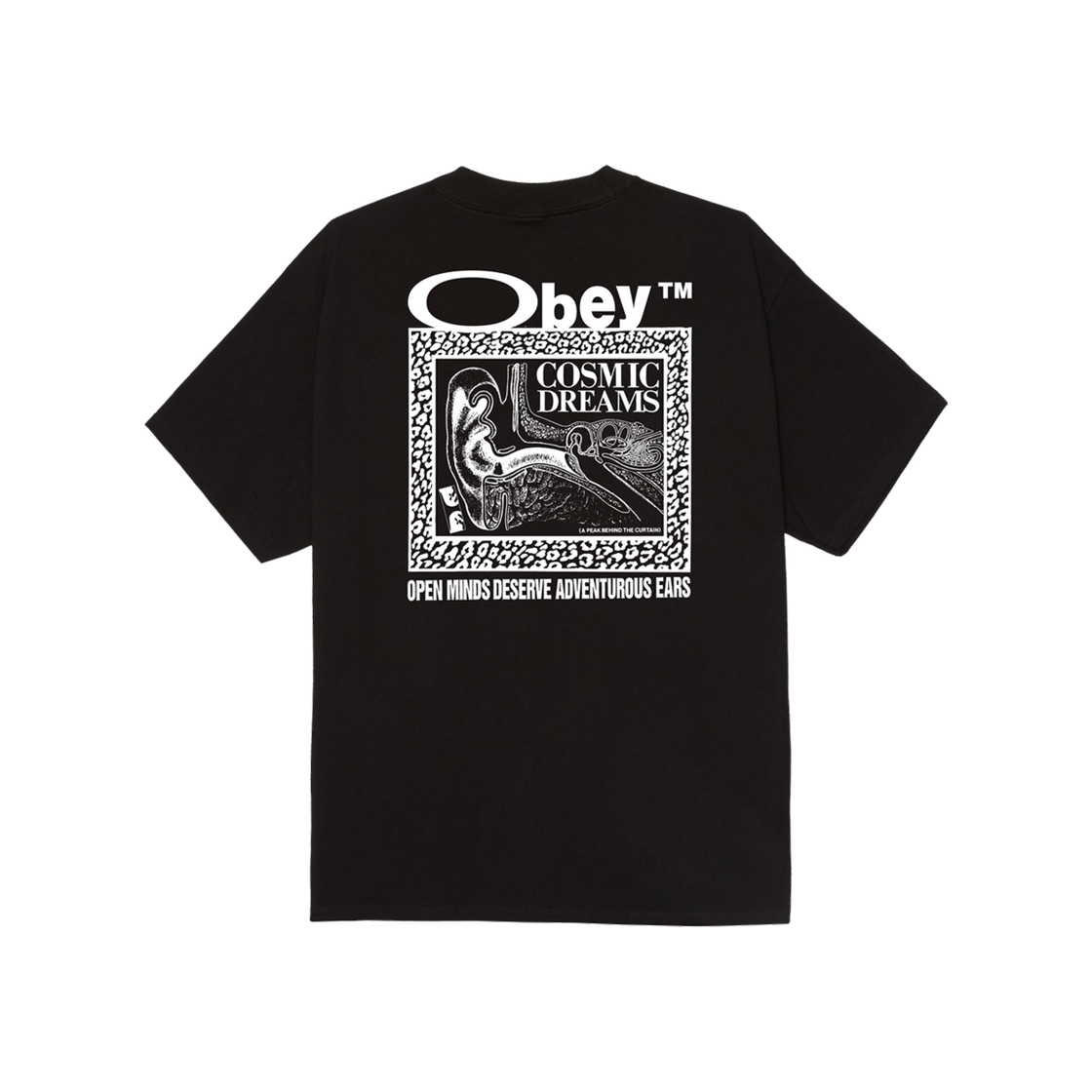 오베이 코스믹 드림즈 클래식 티셔츠 블랙(Obey Cosmic Dreams Classic T-Shirt Black) - 1