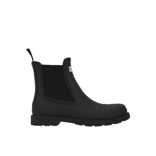 Hunter Commando Chelsea Boots Black