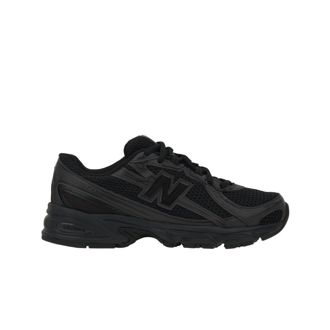 뉴발란스 740 블랙 시멘트 블랙 - D 스탠다드(New Balance 740 Black Cement Black - D Standard)