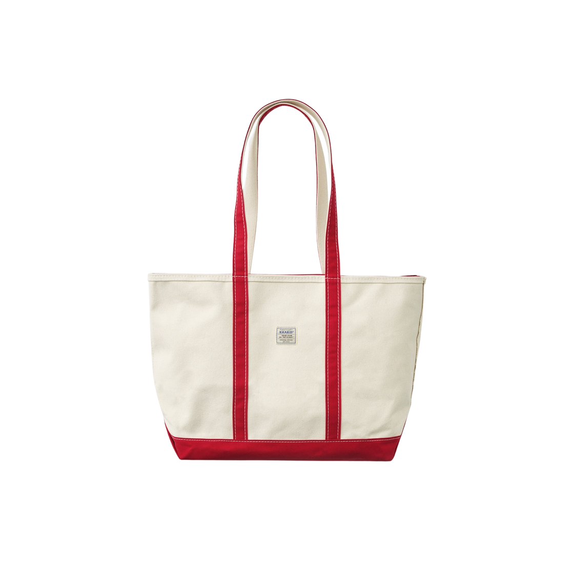 카키스 DGOP 스태프 토트백 L 레드(Khakis DGOP Staff Tote Bag L Red)