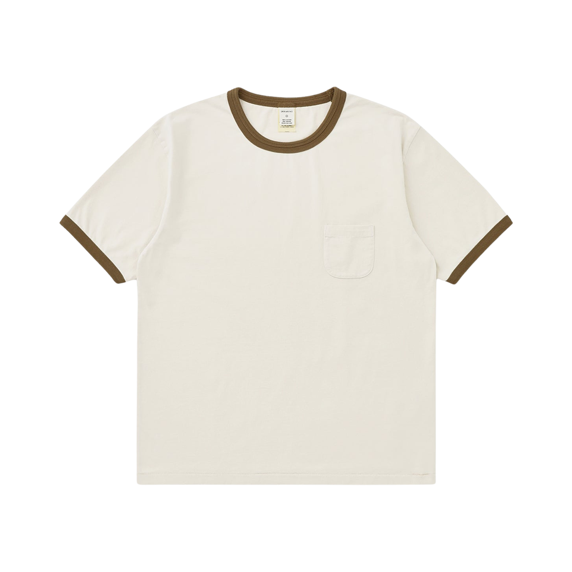 - Khakis Washed Ringer T-Shirt Brown