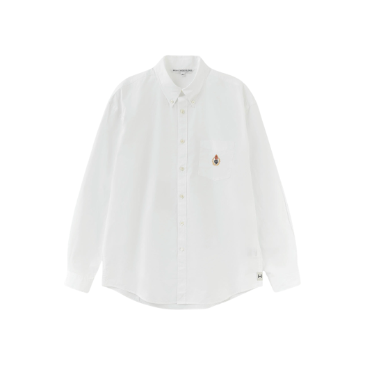 - Heritage Floss Crest Typewriter Shirt White