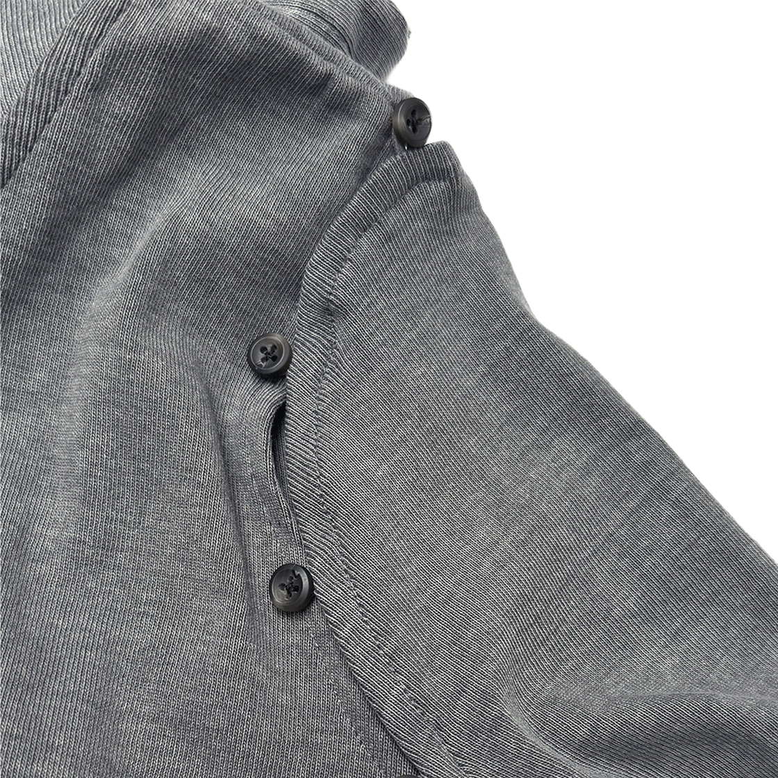 스틸레써디 슬리브 오프 셔링 후디 그레이(Still Lethardy Sleeve-Off Shirring Hoodie Grey) - 3