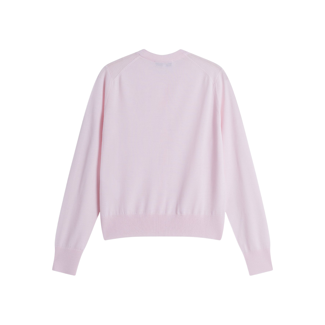 (W) 메종 키츠네 베이비 폭스 패치 레귤러 가디건 페일 핑크((W) Maison Kitsune Baby Fox Patch Regular Cardigan Pale Pink) - 2