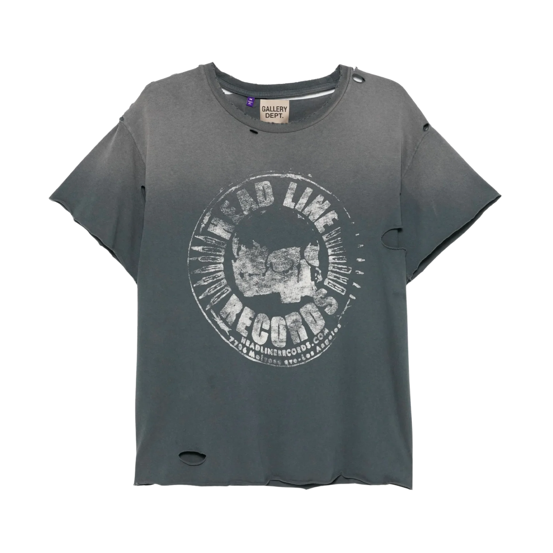 갤러리 디파트먼트 그레일드 티셔츠 블랙(Gallery Dept. Grailed T-Shirt Black) - 1