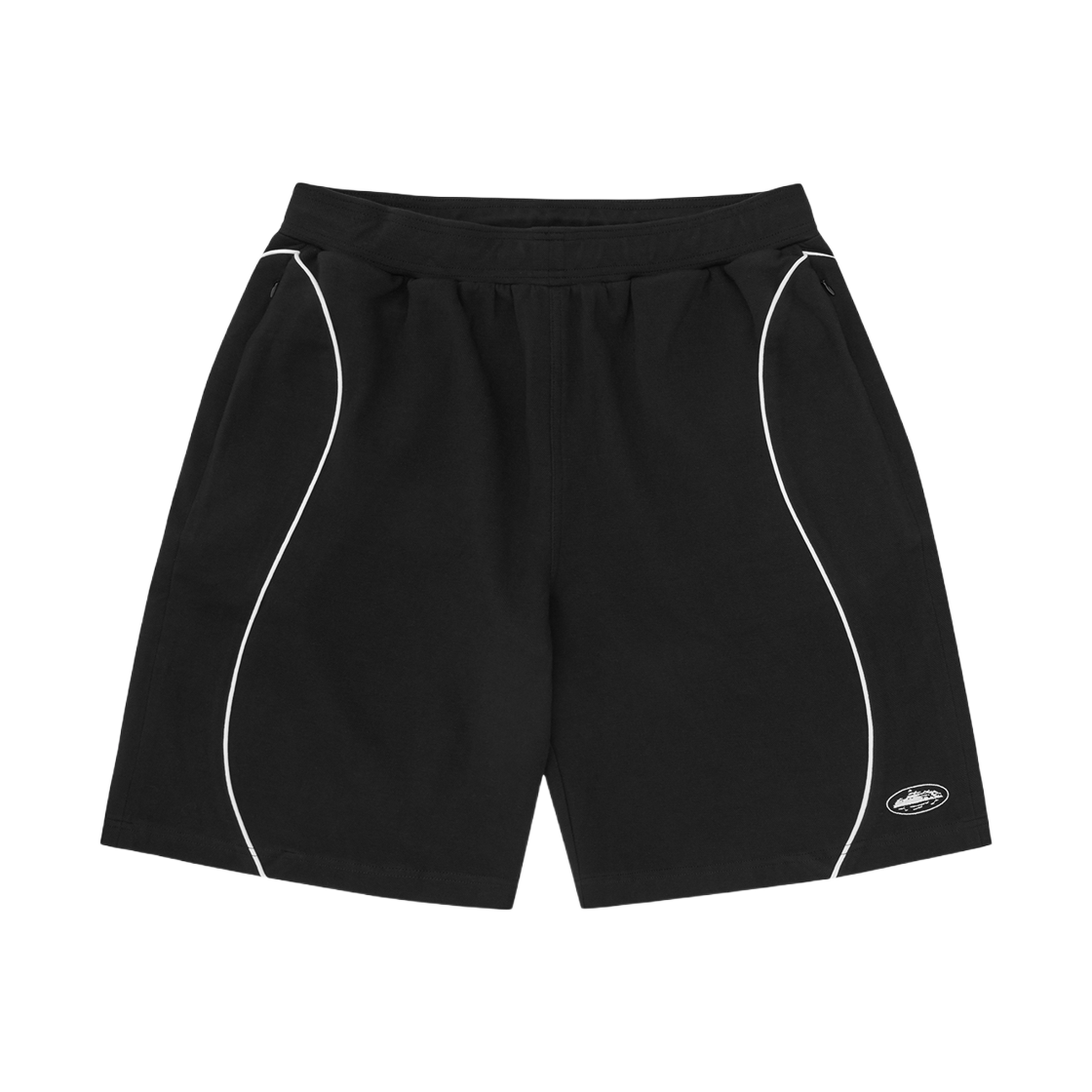 코르테이즈 아일랜드 피케 쇼츠 블랙(Corteiz Island Pique Shorts Black)