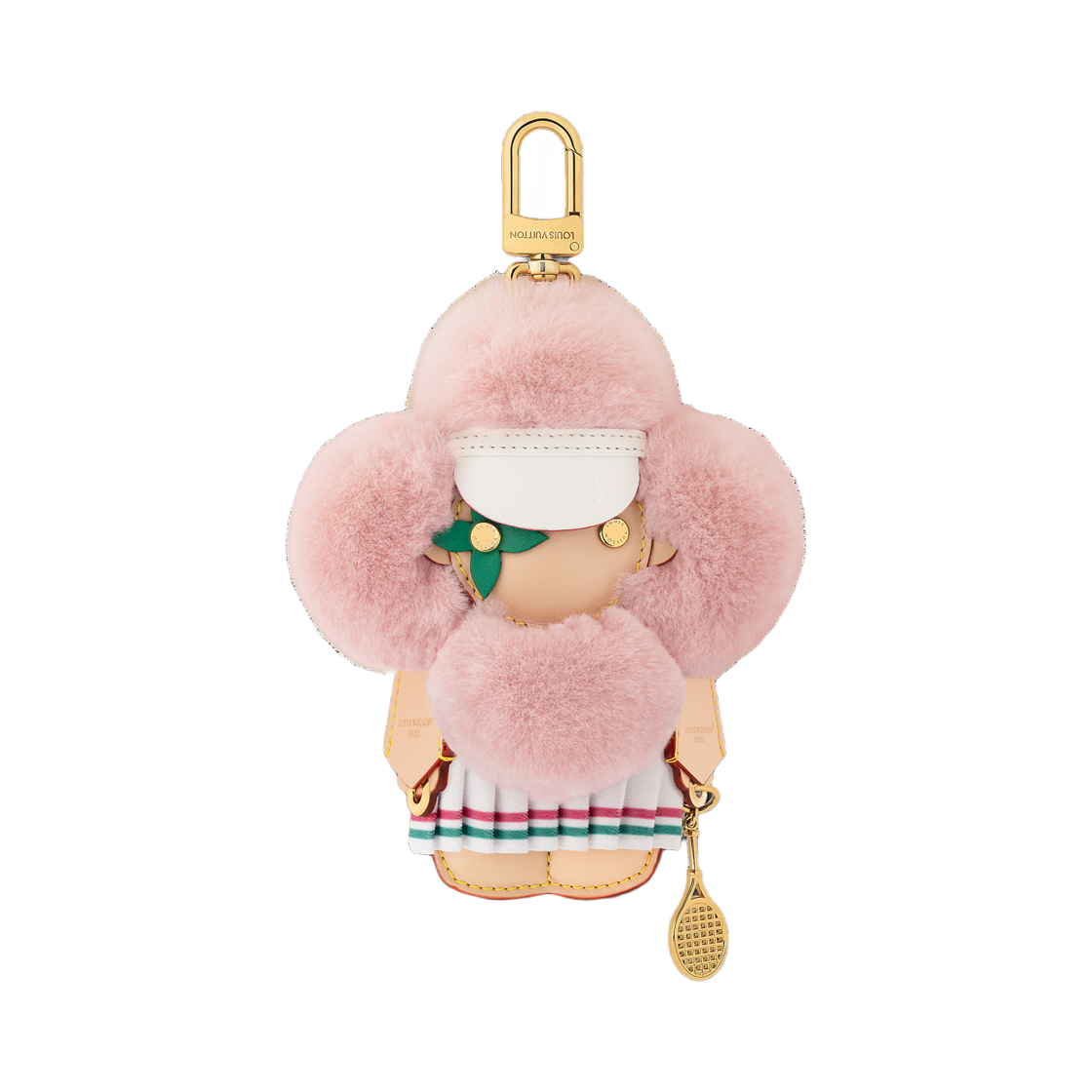 M02995 Louis Vuitton Vivienne Fashionista Bag Charm White