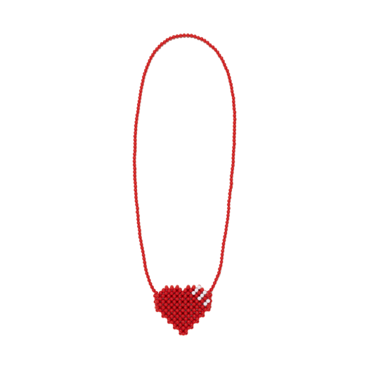 小物 red HUMAN MADE HEART BEADED BAG HUMAN MADE Heart Beaded Bag 