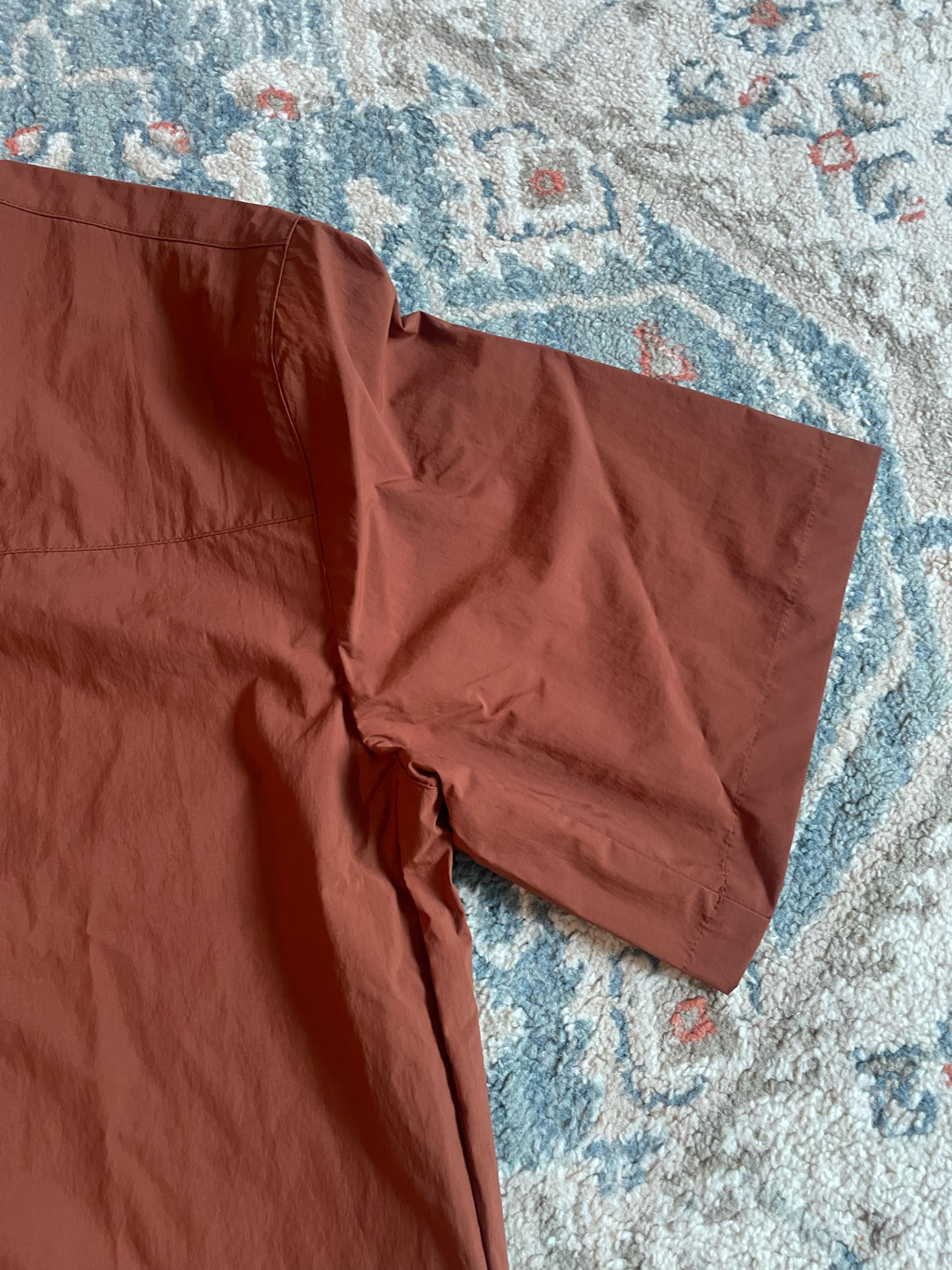 Nike ACG Orb Weaver UV Repel Short Sleeve Shirt Cinnamon Picante Red - Asia 착용 스타일 - 4