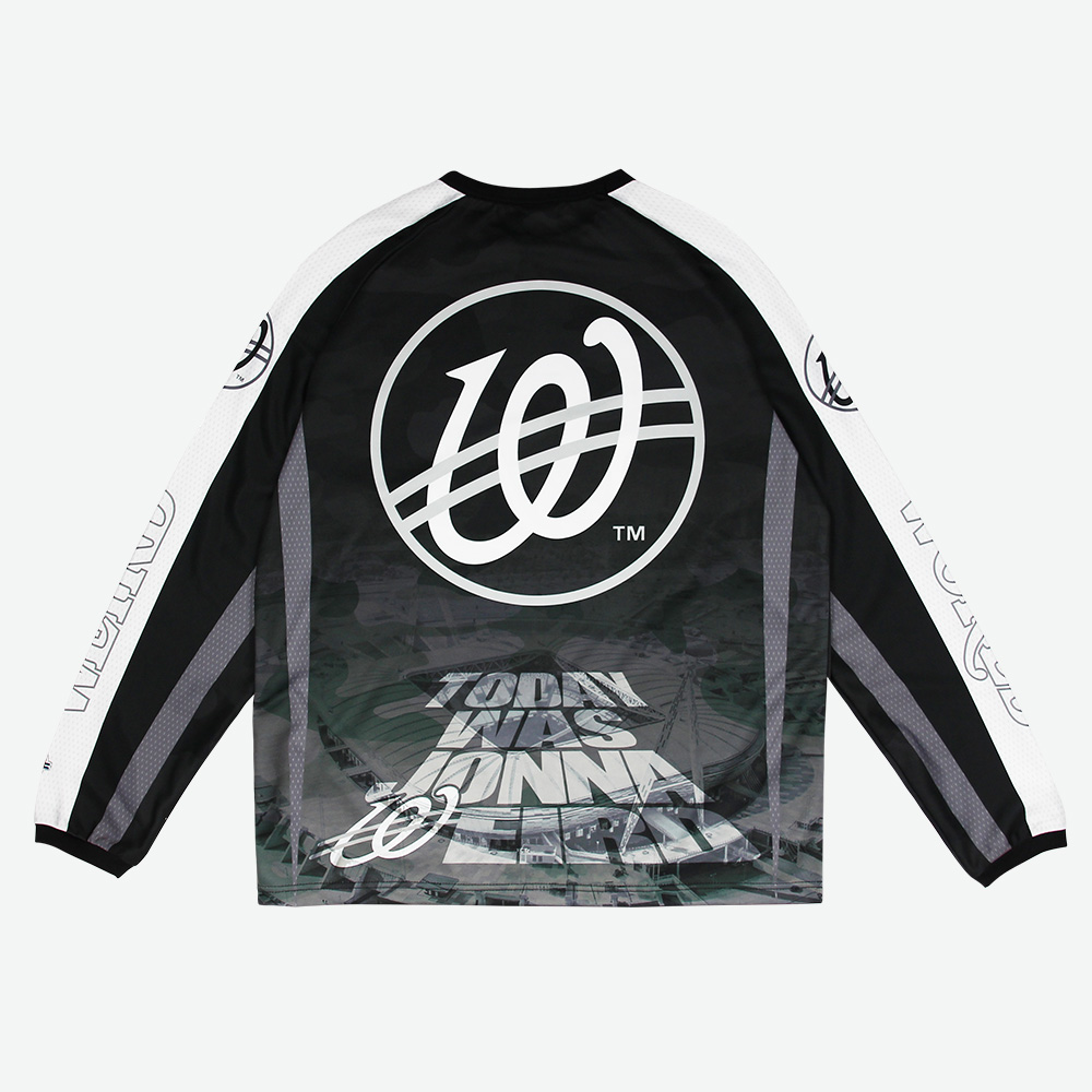 위얼드월드 스타디움 싸커저지 롱슬리브 블랙(Weird World Stadium Soccer Jersey Long Sleeve Black) - 2