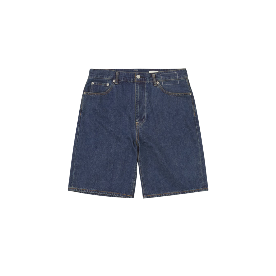 카키스 스탁 5P 진 쇼츠 다크 블루(Khakis Stock 5P Jean Shorts Dark Blue)