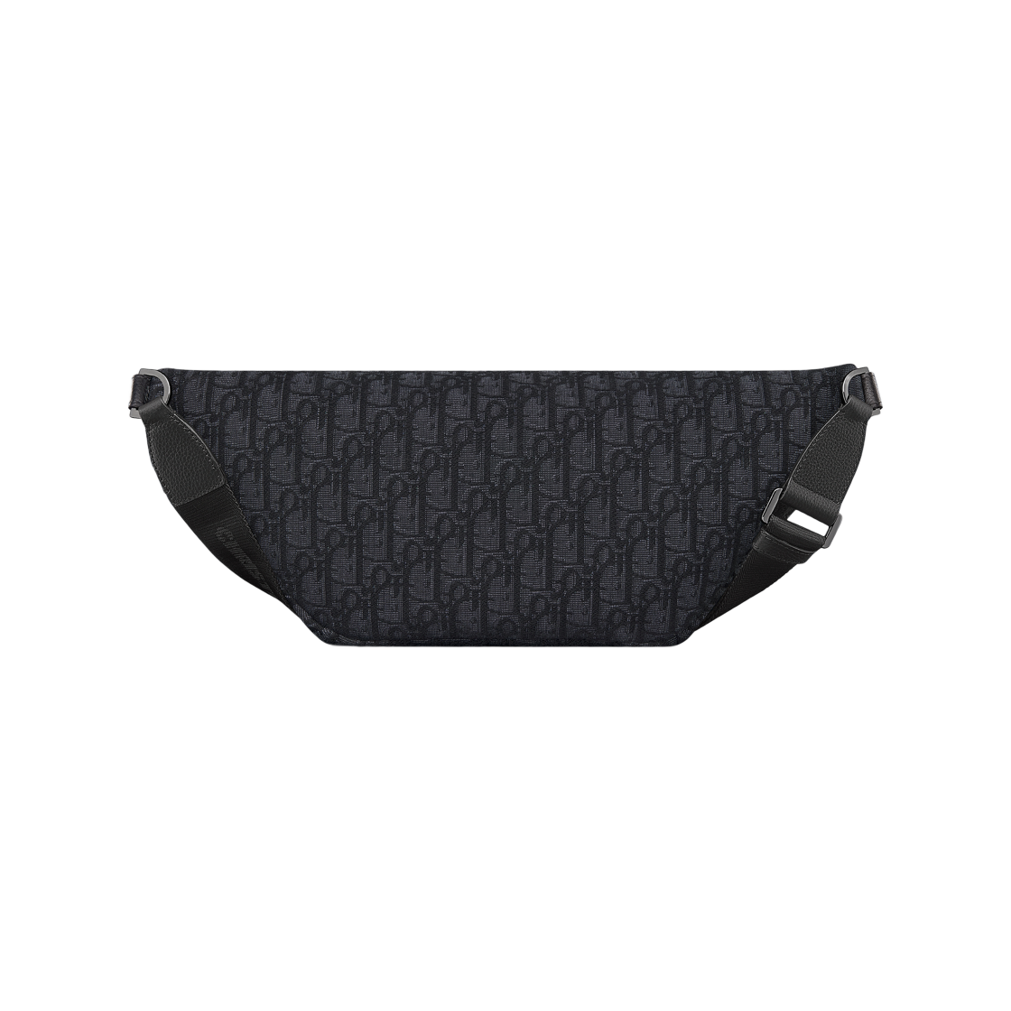 디올 새들 벨트 백 오블리크 자카드 그레인드 카프스킨 블랙(Dior Saddle Belt Bag Oblique Jacquard Grained Calfskin Black) - 3